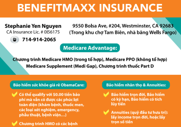 Văn Phòng Bảo Hiểm Sức Khoẻ BENEFITMAXX INSURANCE
